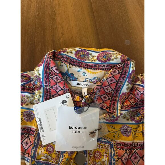 DESIGUAL WOMAN'S BUTTON DOWN SIZE S - Picture 4 of 6